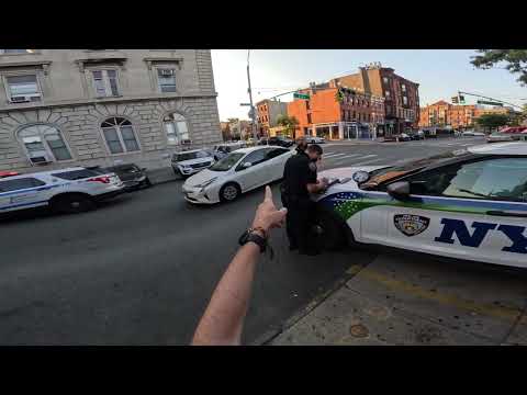 NYPD Tickets Cyclist Trying to Stop Cops From Illegally Parking