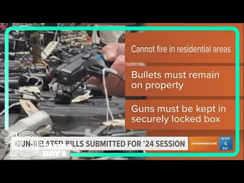 Gun bills filed for 2024 Florida legislative session