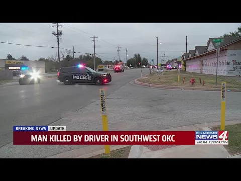 Man killed by driver in southwest OKC