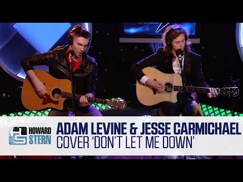 Adam Levine & Jesse Carmichael Cover “Don’t Let Me Down” Live on the Stern Show (2007)