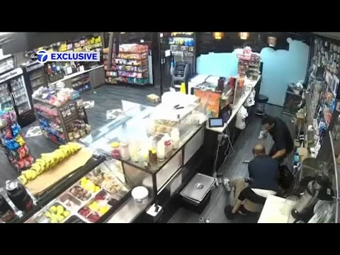 Exclusive video: 2 bodega workers fight off thieves during robbery