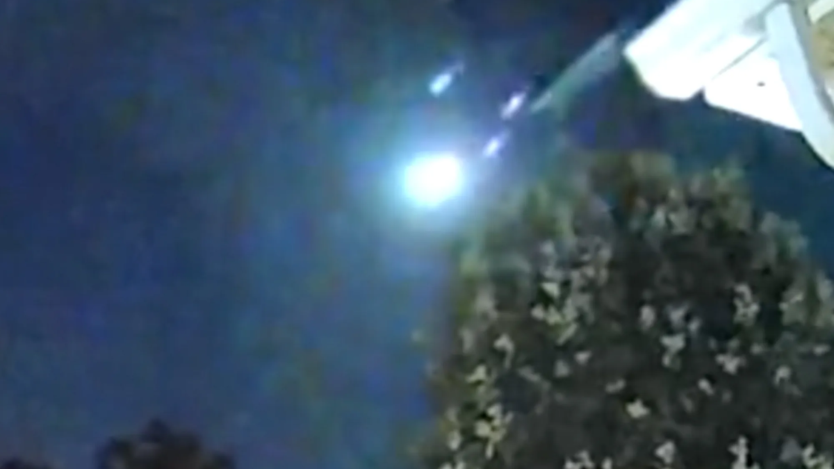 Fireball in the sky caught on camera over Maryland