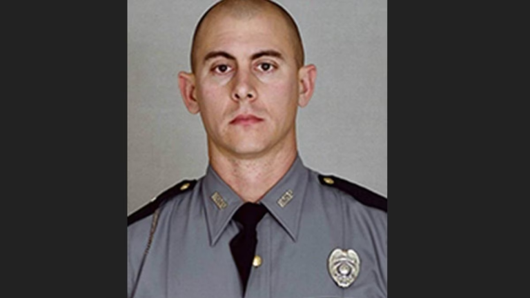 Kentucky State Police honour Joseph Ponder, a fallen trooper