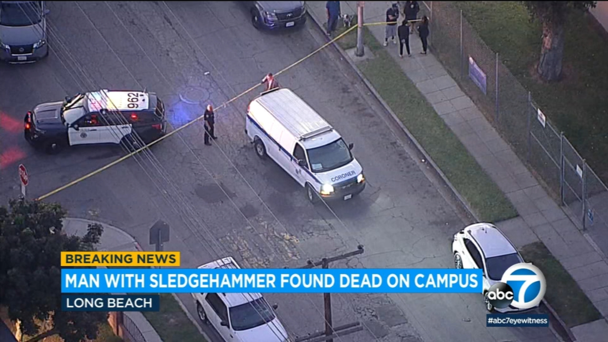 Long Beach school with hammer dead