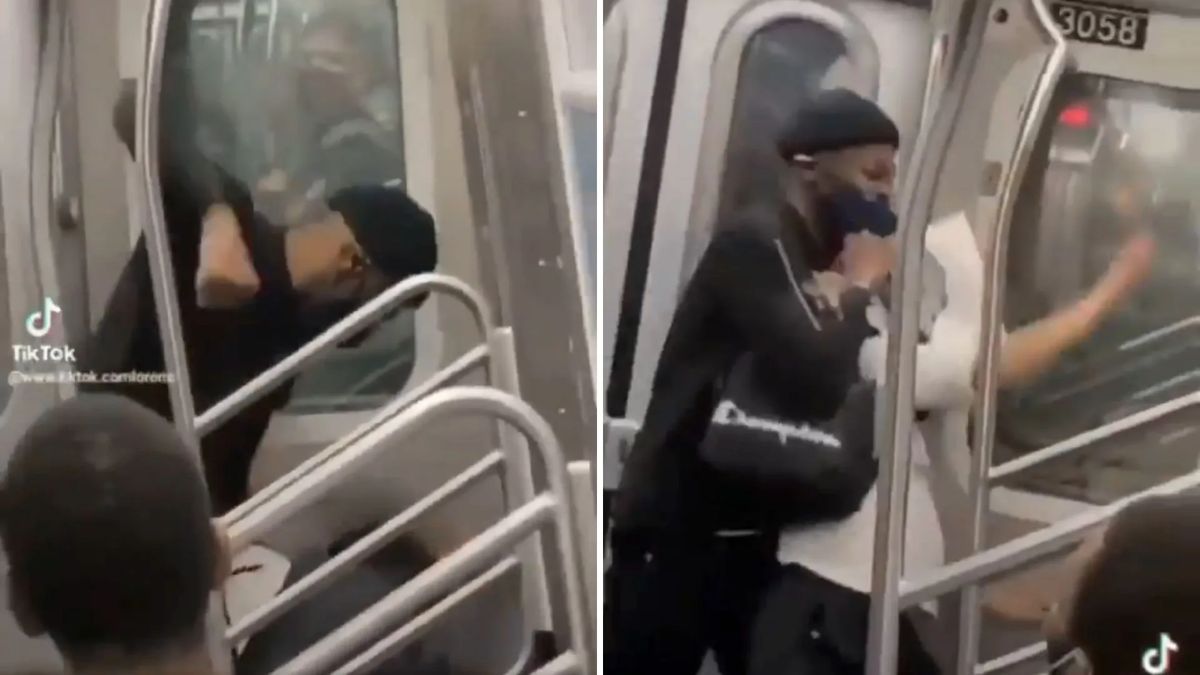 Man punched while leaving subway train in Manhattan