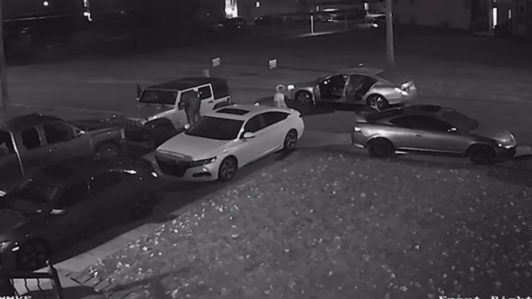Kansas City homeowner shoots to deter thieves.