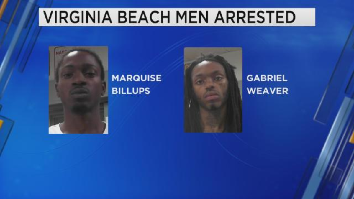 Virginia Beach men arrested on gun and drug