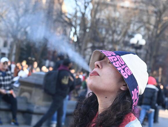 New Yorkers are openly smoking marijuana
