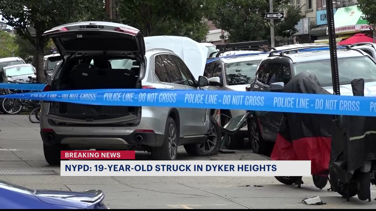 19-year-old struck by SUV in Dyker Heights in critical condition