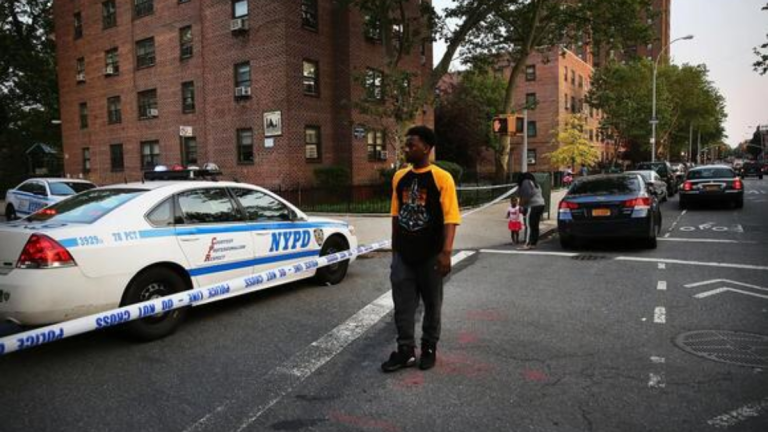 One person dead and three others shot outside a NYCHA complex in Brooklyn, according to NYPD.
