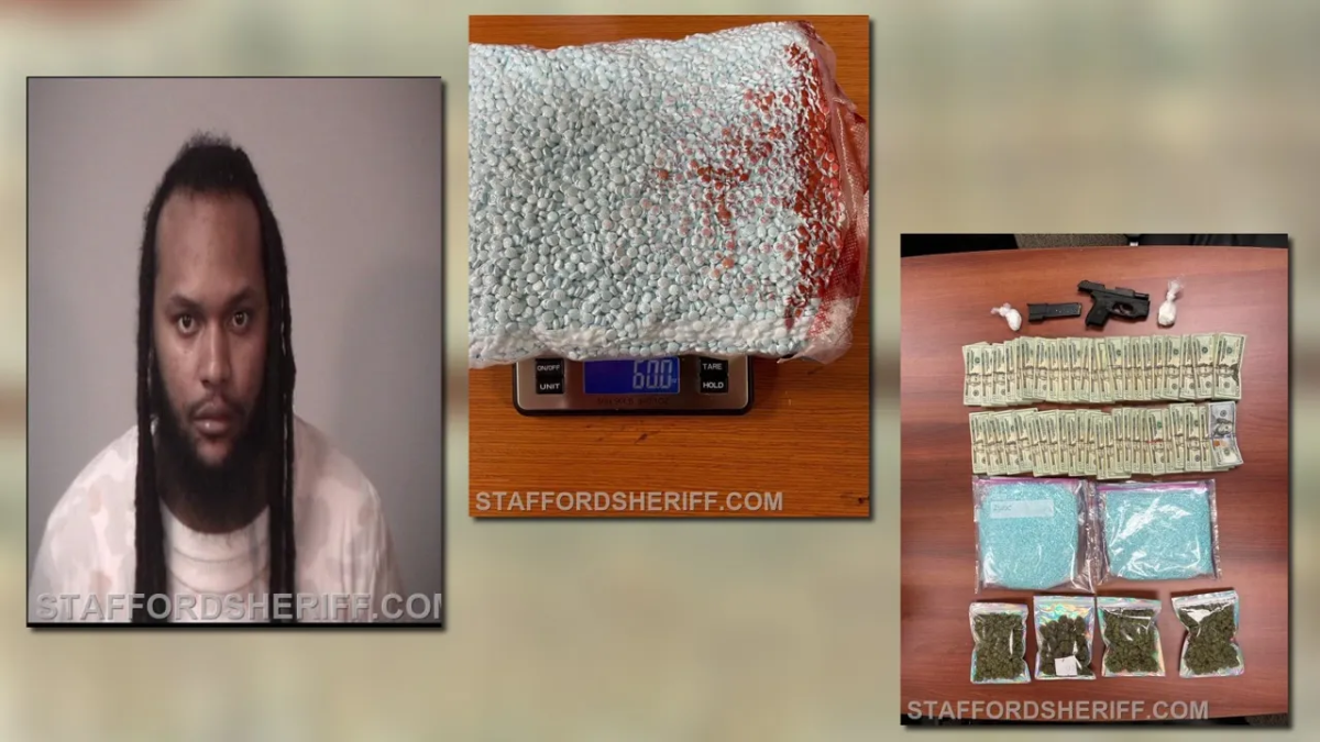 Stafford County seized 35,000 fentanyl pills