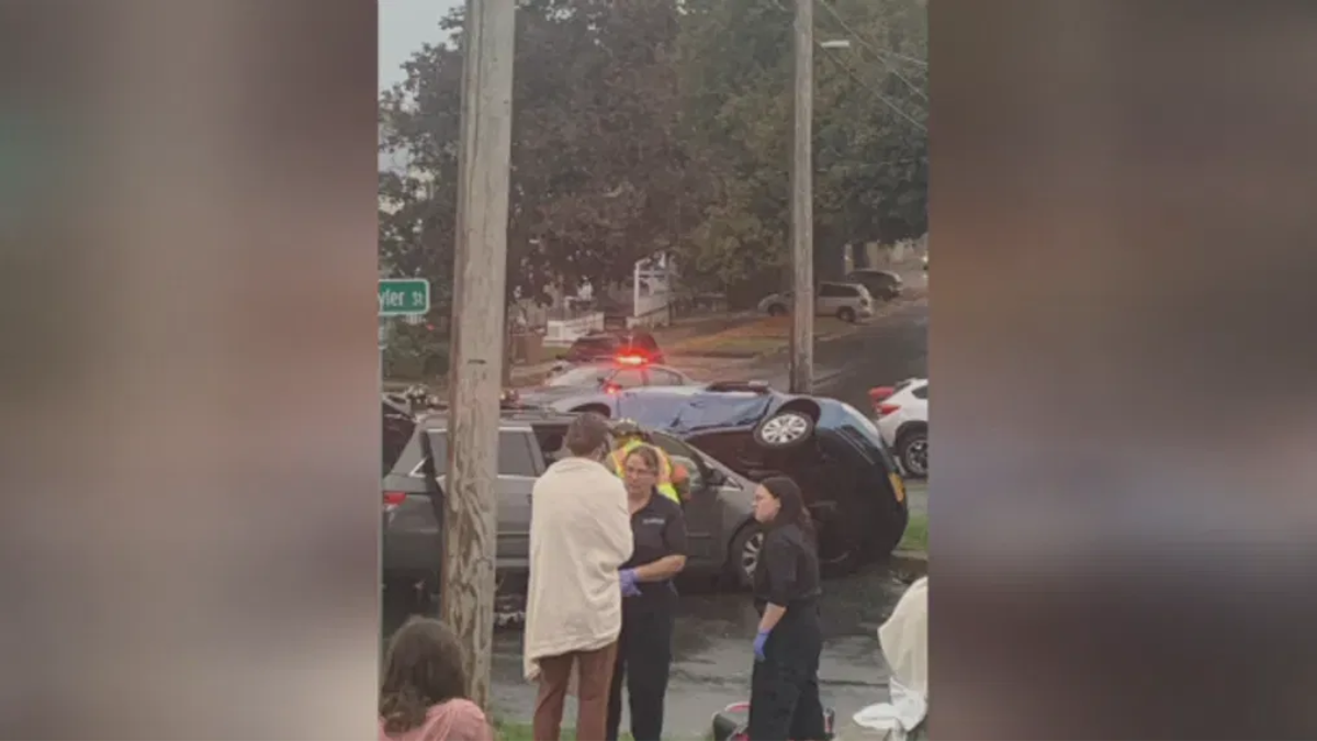 Oswego causes serious crash Neighbors and police call it a 'childish prank'