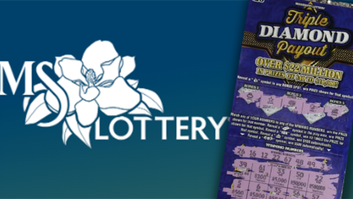 Diamonds are now a Mississippi man’s best friend with $500,000 lottery win