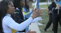 Grandview High School makes history with three Black female drum majors