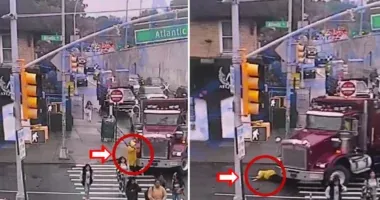 Harrowing video shows dump truck fatally striking longtime NYC crossing guard