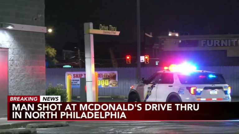 McDonald’s drive-thru shooting hospitalized a man with road rage.