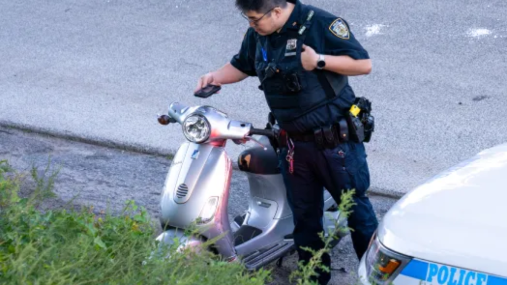 Fatal crash on Manhattan's Henry Hudson Parkway as a man on a Vespa