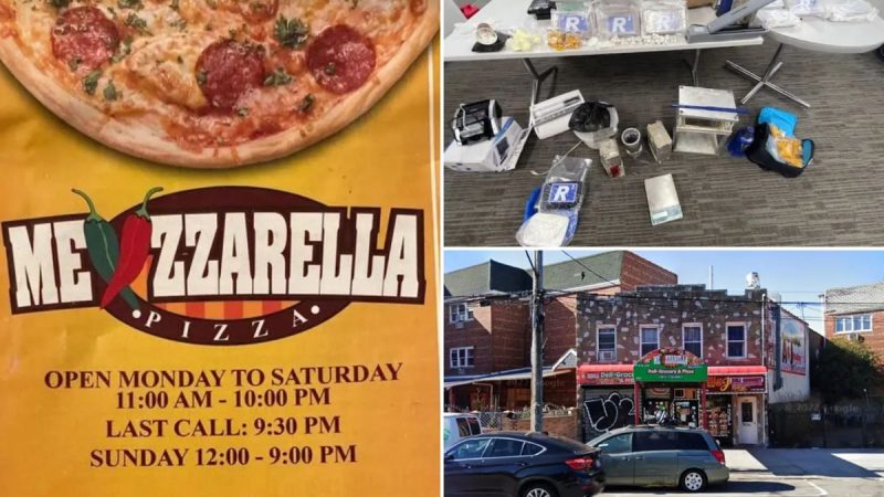 NYC Pizzeria Raided and Over 100 Pounds of Drugs Valued at $4M Seized