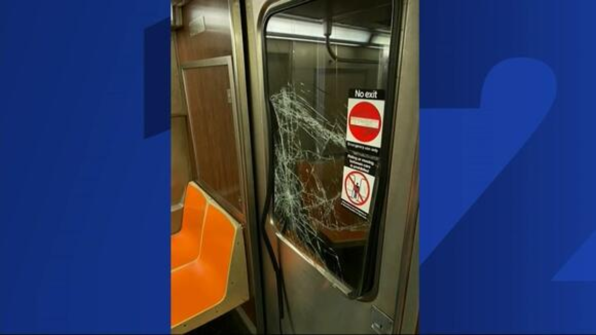 NYPD 14-year-old arrested for throwing brick at passing subway