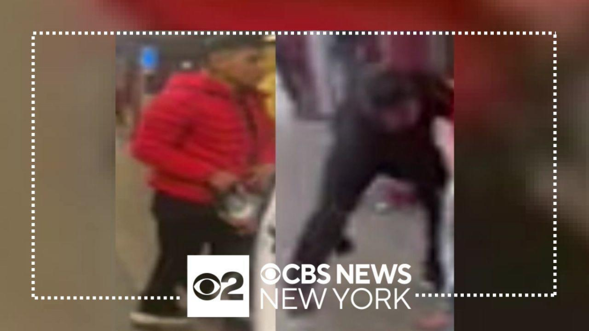 NYPD 2 wanted after man pushed onto subway tracks in Manhattan