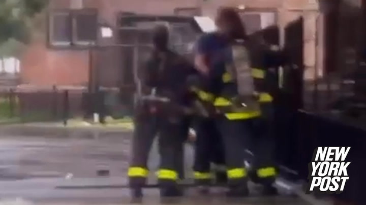 Wild video shows FDNY firefighters brawling in Brooklyn ‘Get out of my f–king face!’