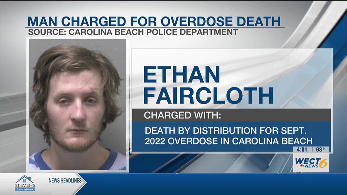 Wilmington man charged in Carolina Beach overdose death