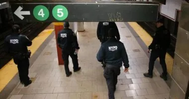 Man, 28, randomly shoved onto NYC subway tracks: NYPD