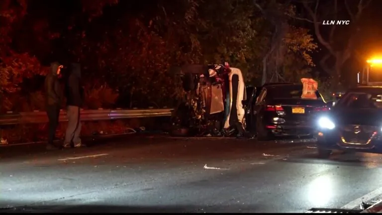 Multiple people hospitalized after 7-vehicle crash on Belt Parkway, say police