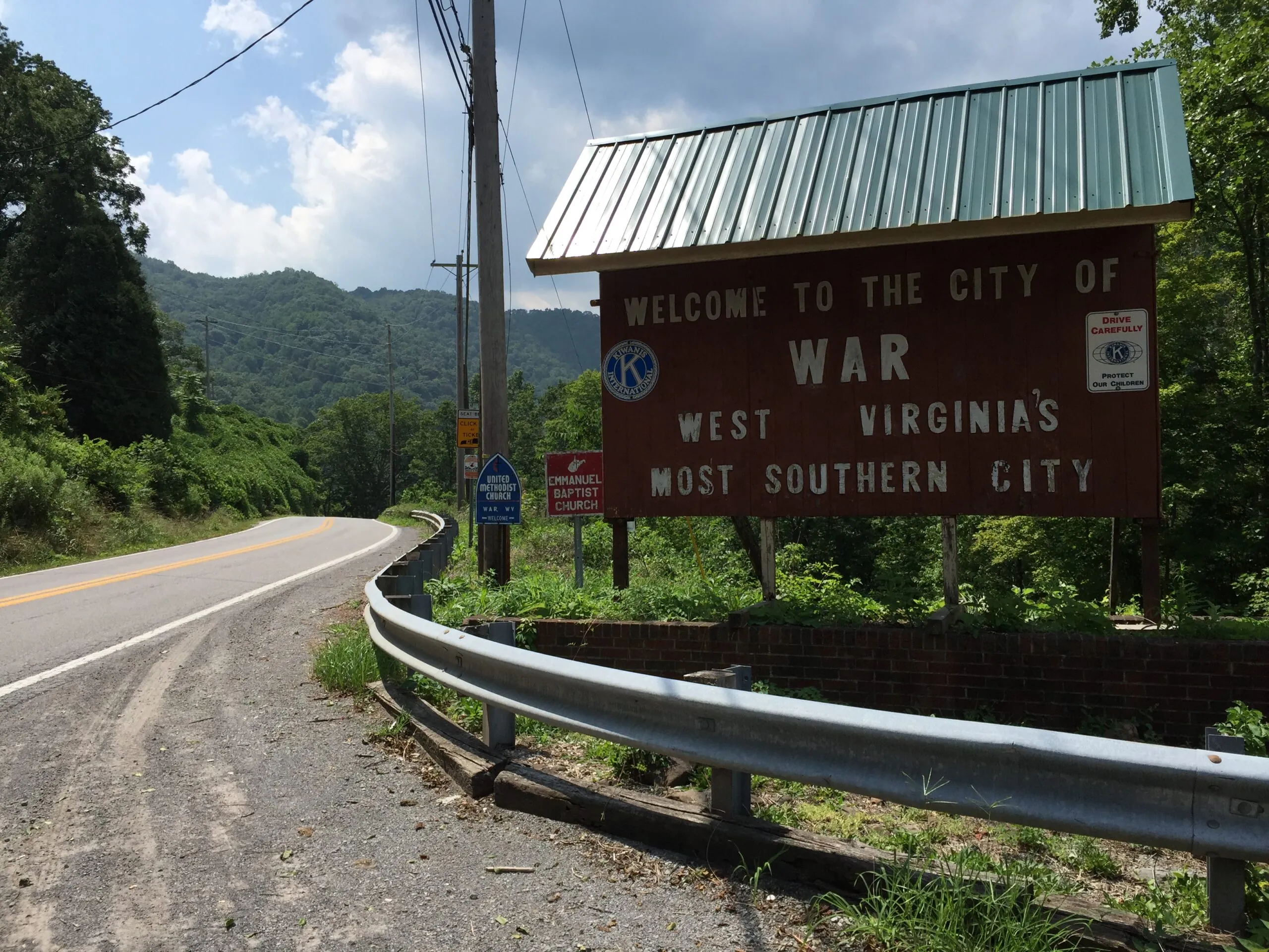 The town of War, located in McDowell County, West Virginia, has been repeatedly ranked as the poorest town in the state