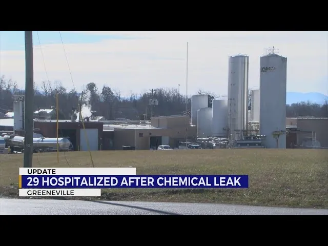 Cheese factory chemical leak leads to 29 hospitalizations