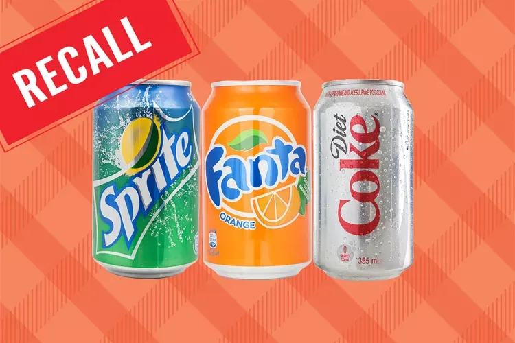 In three southern states, Diet Coke, Fanta, and Sprite were recalled