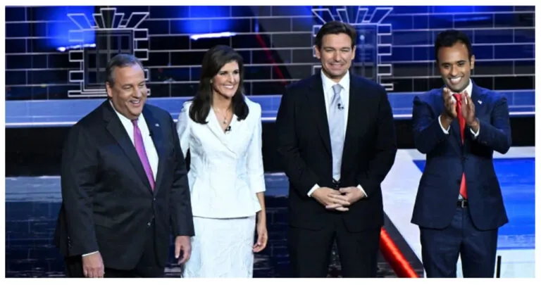 Four candidates narrow down GOP debate stage