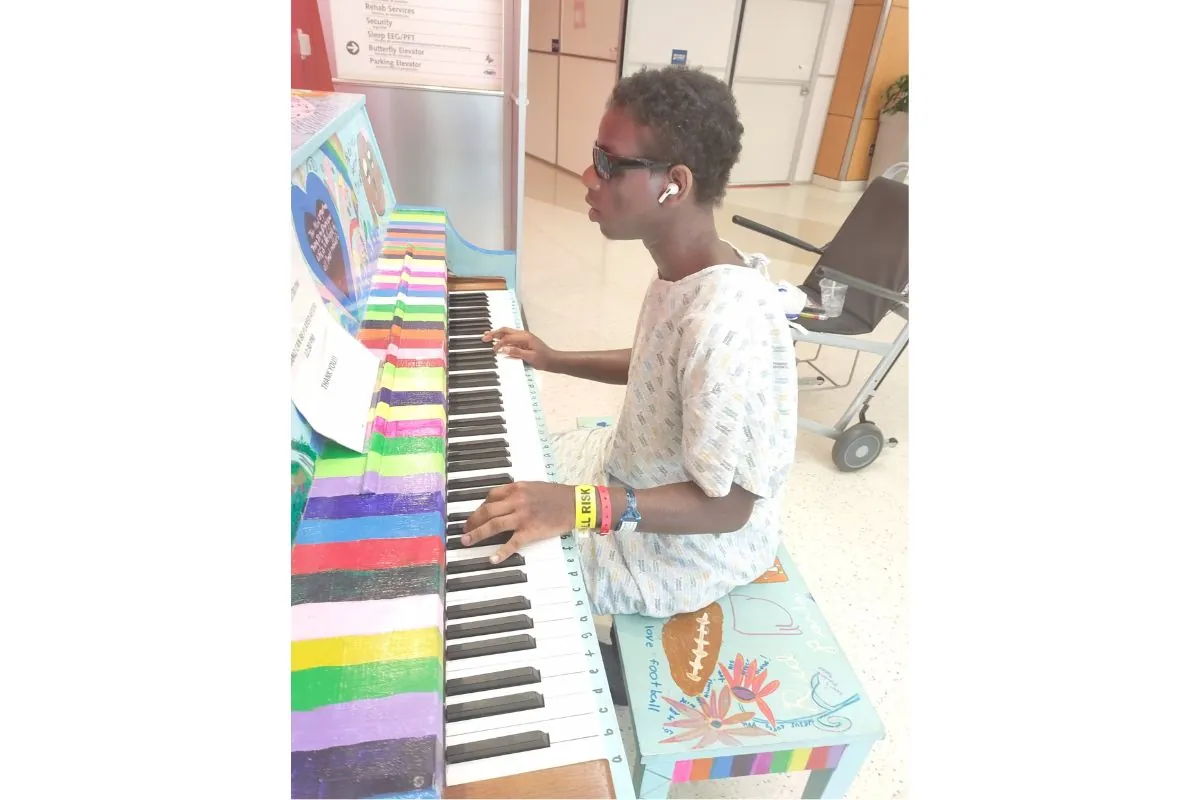 Georgia teen learns piano during treatment at Children’s Healthcare of Atlanta