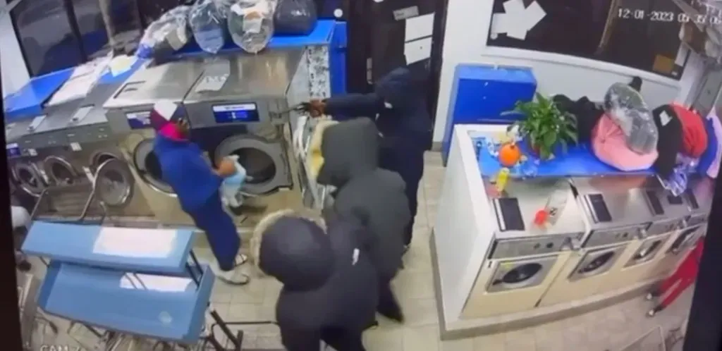 NYC laundromat owner shot multiple times, head smashed, video shows
